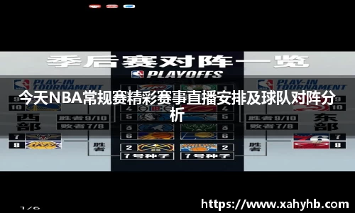 今天NBA常规赛精彩赛事直播安排及球队对阵分析